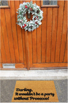 Darling, it Wouldn't be a Party Without Prosecco Doormat