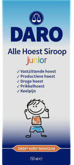 Daro Alle Hoest Siroop Junior (150ml)