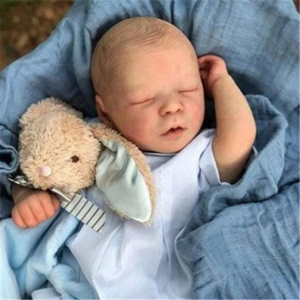 Darren 18inch Bebe Reborn Male Newborn Toddler Babies Doll Full Silicone Vinyl Body Reborn Baby Christmas Gift For Kids Bath Toy