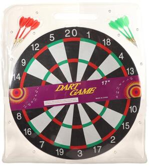Dartbord met 6 darts 40cm