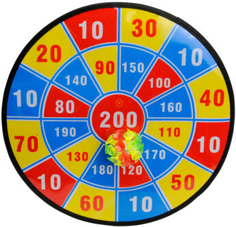 dartbord met zuignapbal met licht