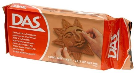 DAS Boetseer klei in het terra - 1 kilo - Speelgoed - Kleien - Kinderen