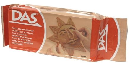 DAS Boetseer klei in het terra - 3x - 0.5 kilo - Speelgoed - Kleien - Kinderen