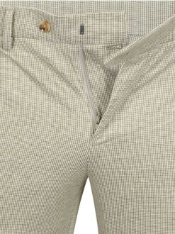 Das Pantalon Houndstooth Olive Groen - 48,50,52,56,98