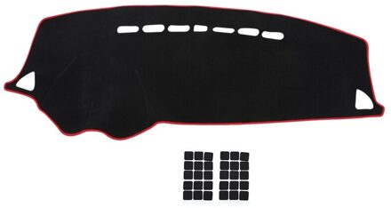 Dashboard Cover Voor Mitsubishi Lancer Ex Dashmat Dash Mat Zonnescherm Cover Tapijt Auto Accessoires rood
