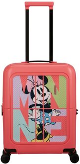 Dashpop Disney Spinner 55/20 Exp TSA minnie pop letters handbagage koffer Roze - H 55 x B 40 x D 20 cm