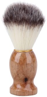 Dassenhaar Mannen Scheerkwast Kapper Salon Mannen Facial Baard Schoonmaken Apparaat Scheren Tool Scheermes Borstel Met Houten Handvat