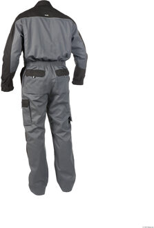 Dassy Cannes overall met kniezakken Grijs/Zwart maat L