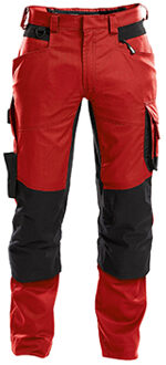 Dassy DYNAX Werkbroek Stretch Rood/ZwartNL:50 BE:44