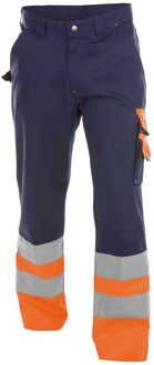 Dassy OMAHA High Vis. Veiligheidsbroek Marineblauw/Oranje - NL:60 BE:54 PLUS