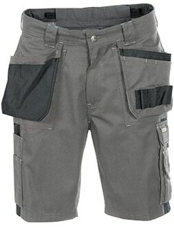 Dassy® Monza korte werkbroek Grijs/Zwart - NL:67 BE:66