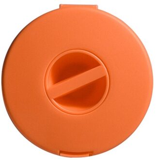 Data Lijn Kabelhaspel Organizer Kleine Draagbare Ronde Draaibare Draad Organizer Box Voor Data Line Opslag Handig Frisse Kleuren oranje