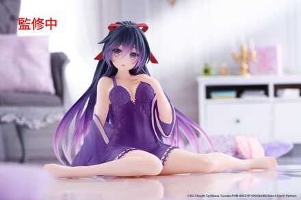 Date A Live V PVC Statue Desktop Cute Figure Tohka Yatogami Nightwear Ver. Renewal 13 cm