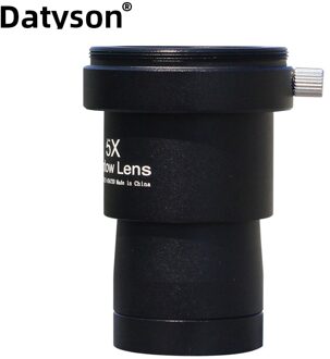 Datyson 1.25Inch 5X Barlow Lens Extender Volledig Gecoat Met Draad T2 M42x0.75mm M35 * 1Mm Voor Astronomische Telescoop accessoires