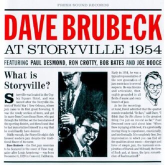 Dave Brubeck at Storyville: 1954