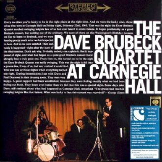 Dave Brubeck Quartet at Carnegie Hall