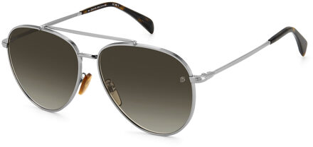 David Beckham 1102FS zonnebril voor heren Zilver - One Size
