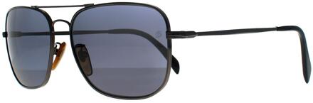 David Beckham Aviator Heren Donker Ruthenium Grijs DB 1093/S - maat