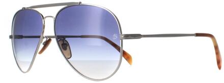David Beckham DB1004/S 010 08 palladium zilver blauw gradiënt zonnebril