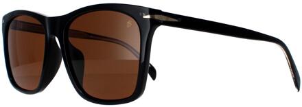 David Beckham DB1054/F/S 807 70 zwart bruine zonnebril - One Size