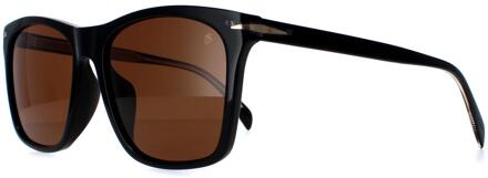 David Beckham DB1054/F/S 807 70 zwart bruine zonnebril