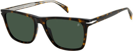 David Beckham Mannen Zonnebril 55/17/145 mm Acetaat Bruin - One Size