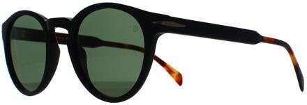David Beckham Rond Heren Zwart Groen DB 1111/S - One Size
