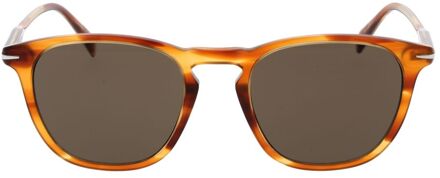 David Beckham Vierkante Frame Zonnebril Bruin