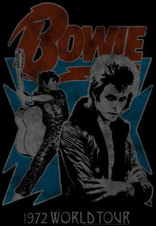 David Bowie 72 Tour Women's T-Shirt - Black - XXL - Zwart