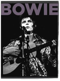 David Bowie Rock 2 Women's T-Shirt - White - M - Wit