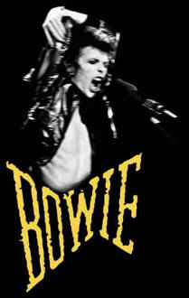 David Bowie Scream Women's T-Shirt - Black - XXL Zwart
