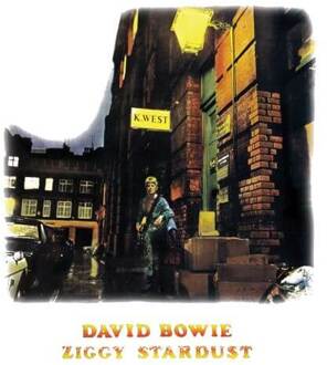 David Bowie Ziggy Stardust Women's T-Shirt - White - XXL Wit