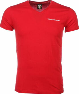 David Copper T-shirt Rood - XL