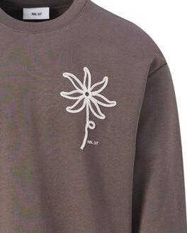 David trui ronde hals Bruin - XL