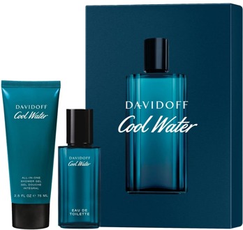 Davidoff Geschenkset Davidoff Cool Water Man EDT Gift Set 40 ml + 75 ml