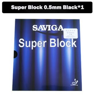 Dawei Saviga Super Blok Ox Tafeltennis Rubber Lange Pips Ping Pong Rubber Zonder Spons Super Verdediging 0.5mm zwart