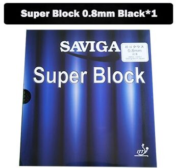 Dawei Saviga Super Blok Ox Tafeltennis Rubber Lange Pips Ping Pong Rubber Zonder Spons Super Verdediging 0.8mm zwart