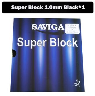 Dawei Saviga Super Blok Ox Tafeltennis Rubber Lange Pips Ping Pong Rubber Zonder Spons Super Verdediging 1.0mm zwart