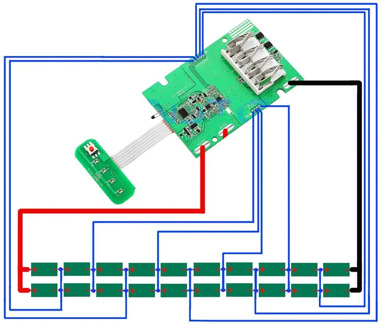 dawupine Li-ion Battery Charging Protection Circuit Board PCB For Greenworks 40V Lithium Battery Lawn Mower Cropper Grass Cutter