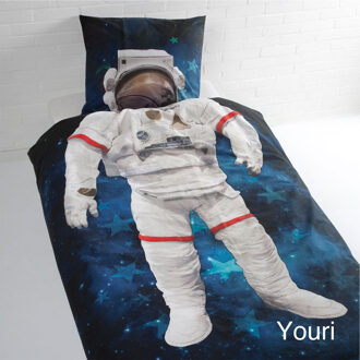 Day Dream Dekbedovertrek Astronaut - 140x200/60x70 cm