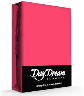 Day Dream Jersey Hoeslaken Fuchsia-190 X 220 Cm