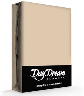 Day Dream Jersey Hoeslaken Nougat-190 X 220 Cm