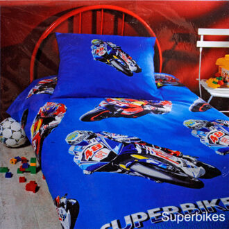 Day Dream Superbikes dekbedovertrek, 140 x 200/220 cm
