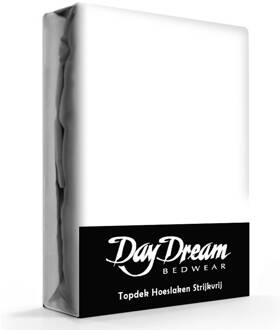 Day Dream Topper Hoeslakens Katoen Wit-140 X 200 Cm