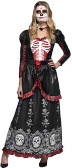 Day Of The Dead Jurk Lang Señora Adriana Multikleur - Print