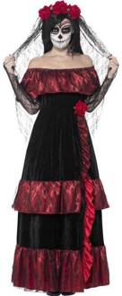 Day of the Dead Mexicaanse bruidsjurk - Verkleedkleding dames - Maat S - 36-38