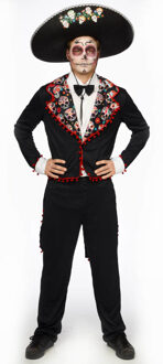 Day of the Dead Outfit Pedro Heren Zwart