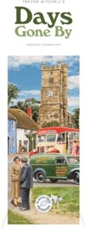 Days Gone By, Nostalgia By Trevor Mitchell Slim Calendar 2025 - Calendars, Carousel
