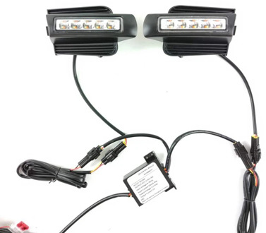 Daytime Running Light Front Bumper Driving Fog Lamp Daylight Headlight for Toyota Prado 120 LC120 GRJ120 2003-2009