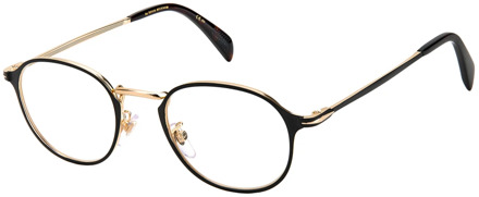 DB 7055 Zonnebril in Zwart Goud Eyewear by David Beckham , Multicolor , Unisex - 48 MM